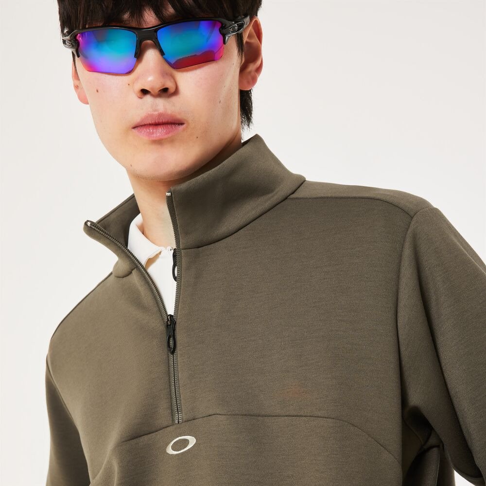 オークリー（OAKLEY）（メンズ）ゴルフウェア 長袖 PULLOVER FLEECE