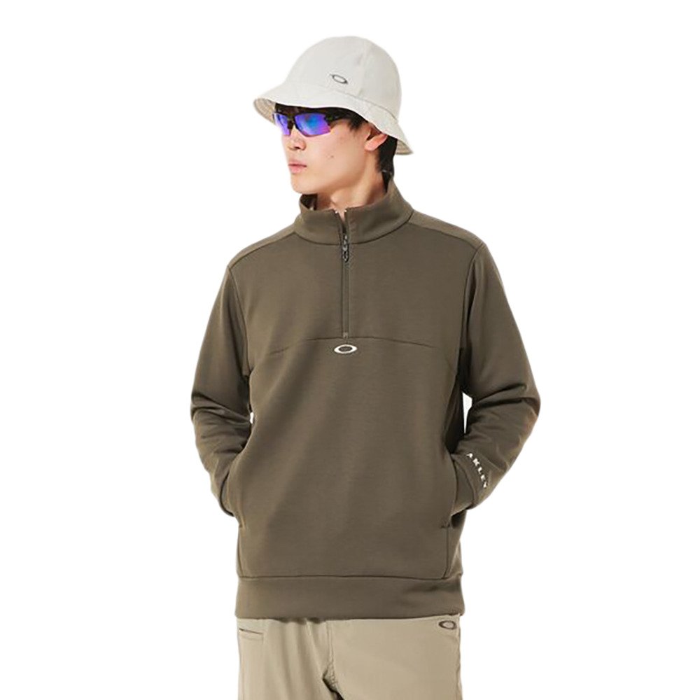 オークリー（OAKLEY）（メンズ）ゴルフウェア 長袖 PULLOVER FLEECE
