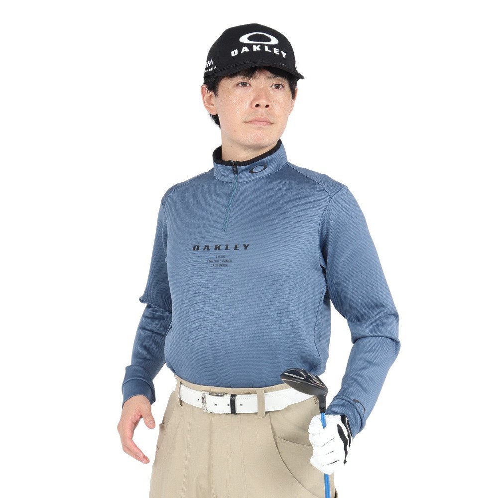 オークリー（OAKLEY）（メンズ）ゴルフウェア PLEASANT 長袖モック