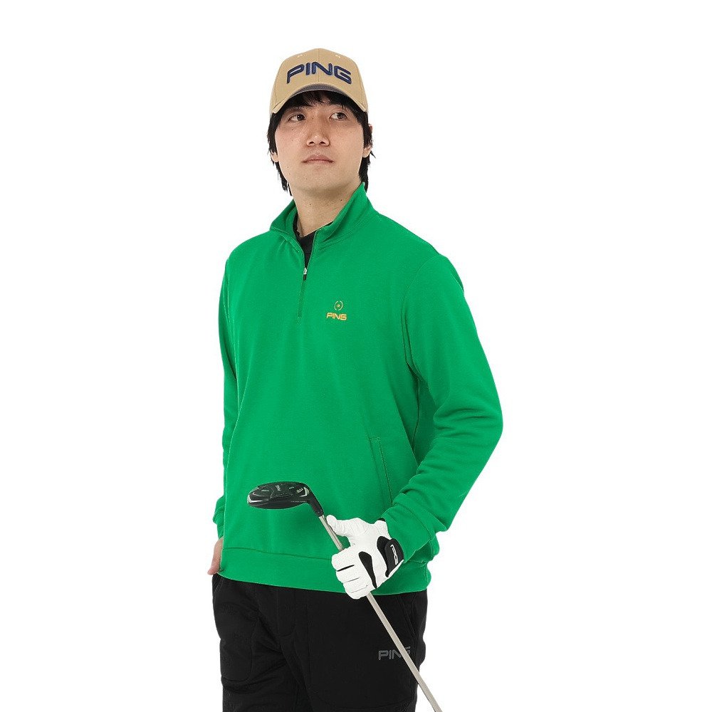 ピン（PING）（メンズ）ゴルフウェア 長袖 ドライミックス ベア