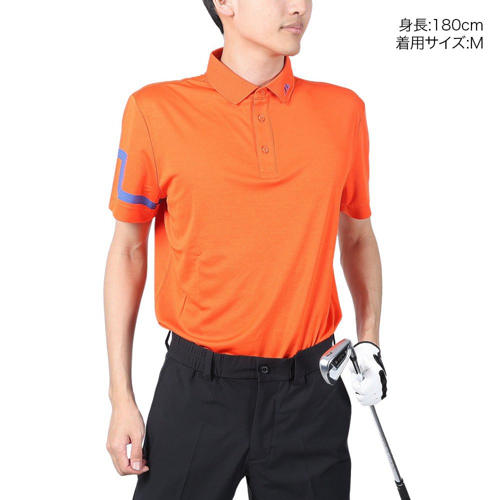 J.LINDEBERG（J.LINDEBERG）（メンズ）ゴルフウェア 半袖 吸水速乾 袖