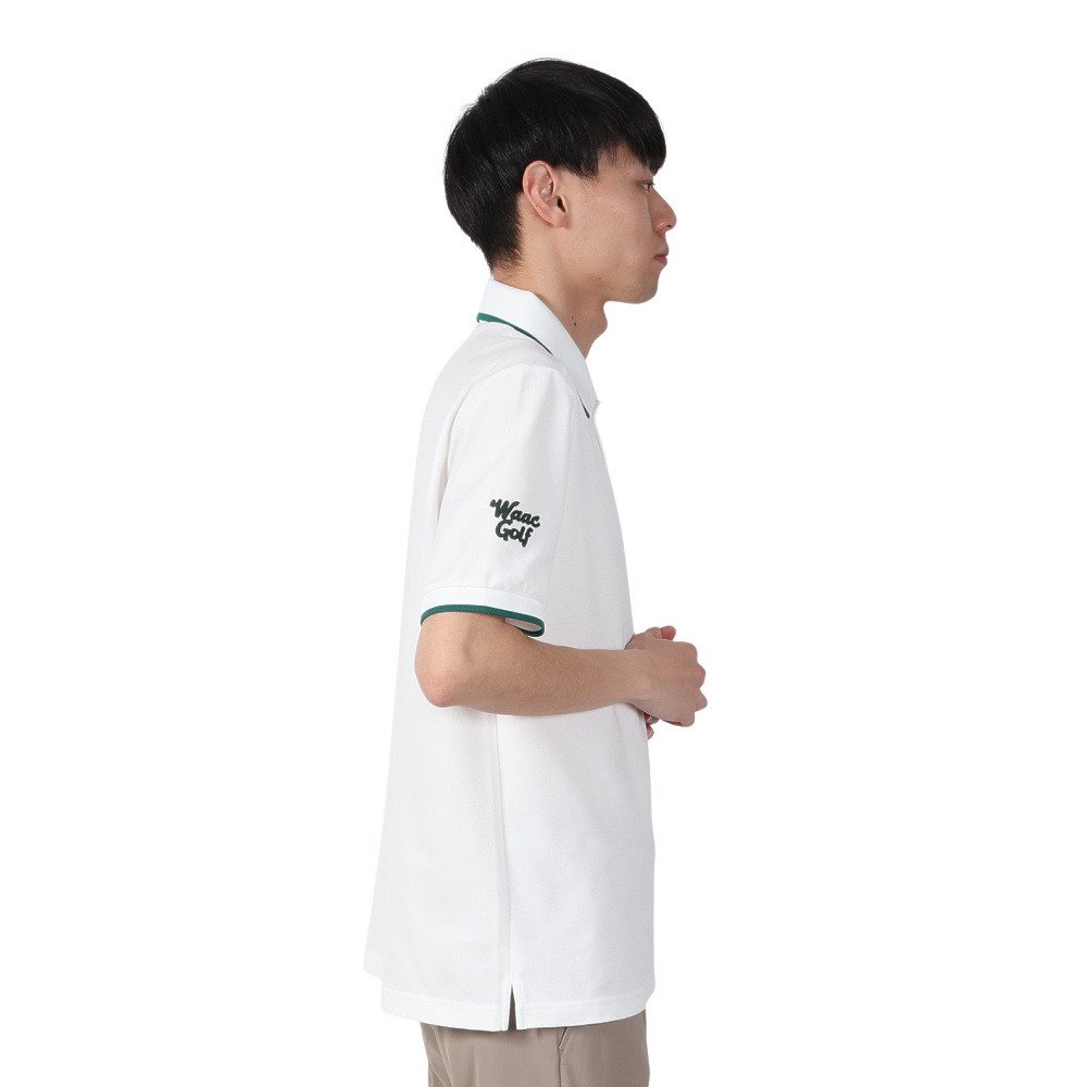 ワック（WAAC）（メンズ）ゴルフウェア クラシック 半袖ピケポロシャツ