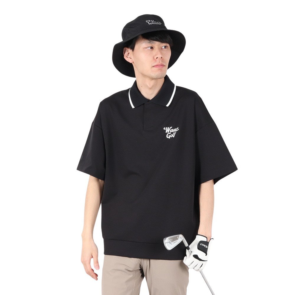 ワック（WAAC）（メンズ）ゴルフウェア ライトストレッチポンチ 半袖