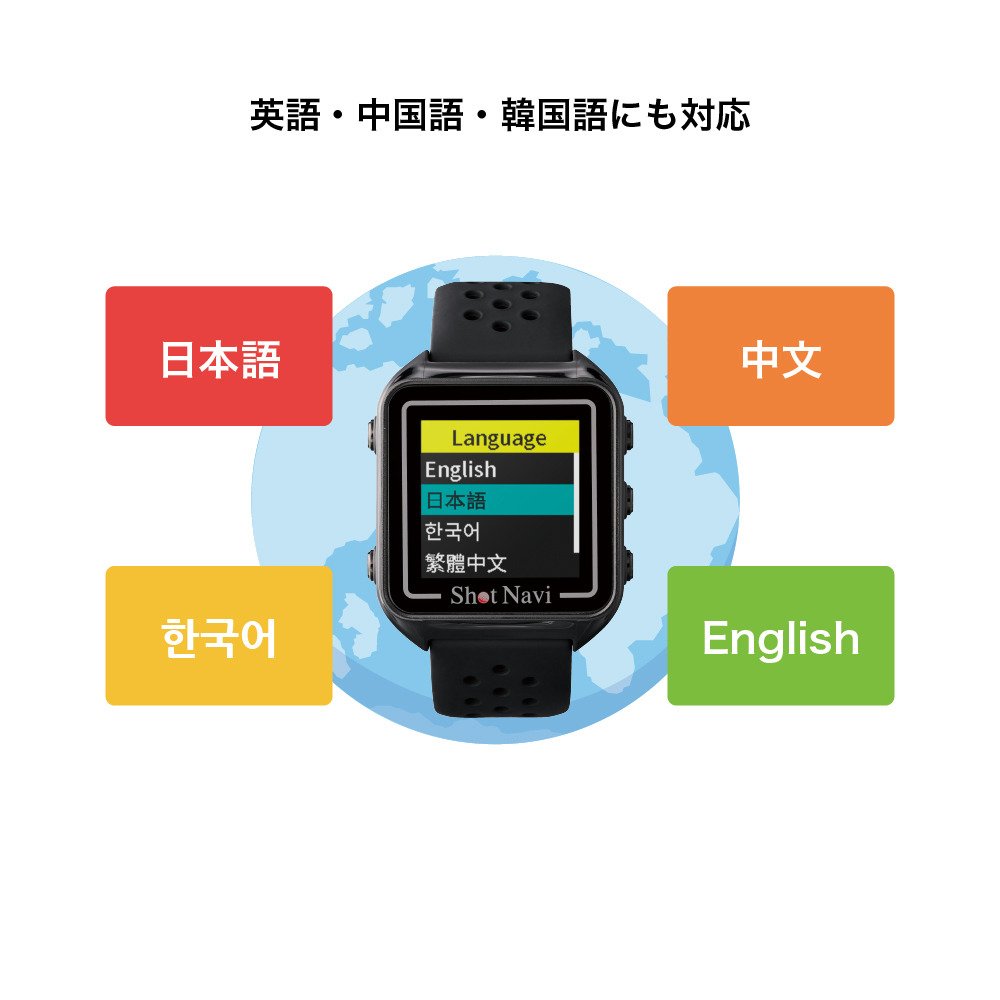 ショットナビ（Shot Navi）（メンズ、レディース）ゴルフ 距離計 GPS
