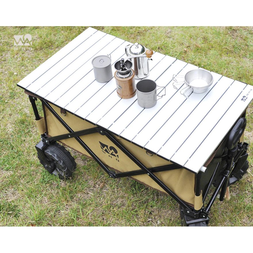 WAQ（WAQ） ロールテーブル キャンプ アウトドアワゴン専用 アルミ