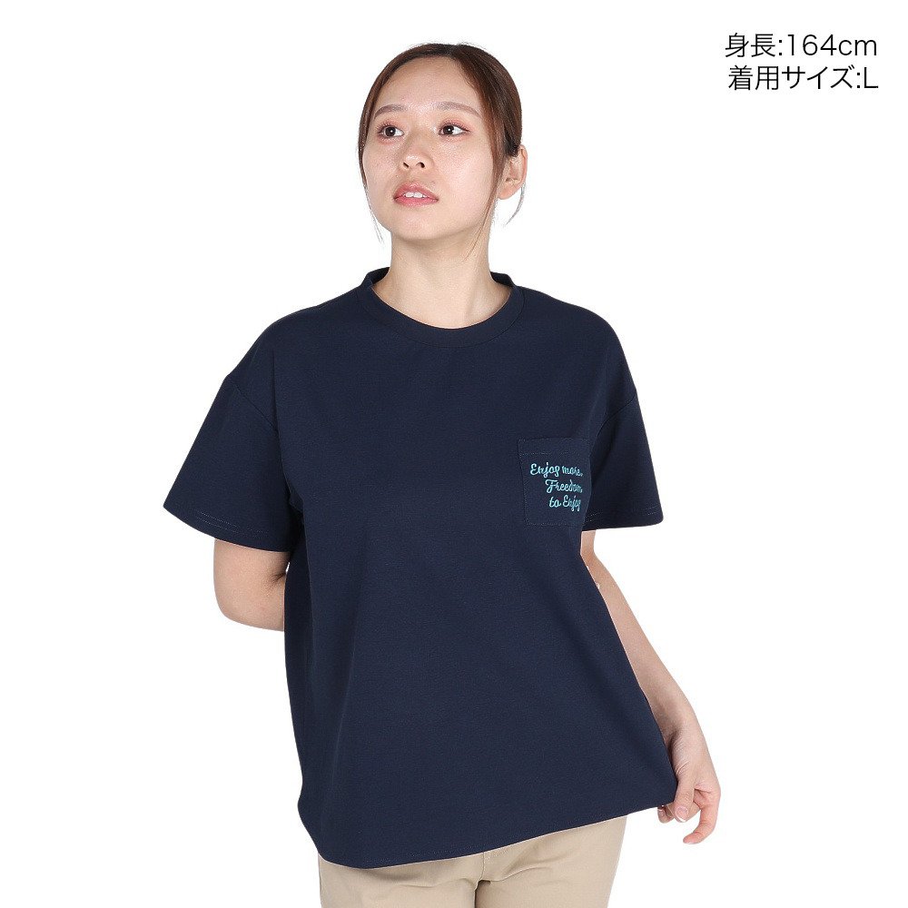 ホールアース（Whole Earth）（レディース）半袖 ポケット Tシャツ