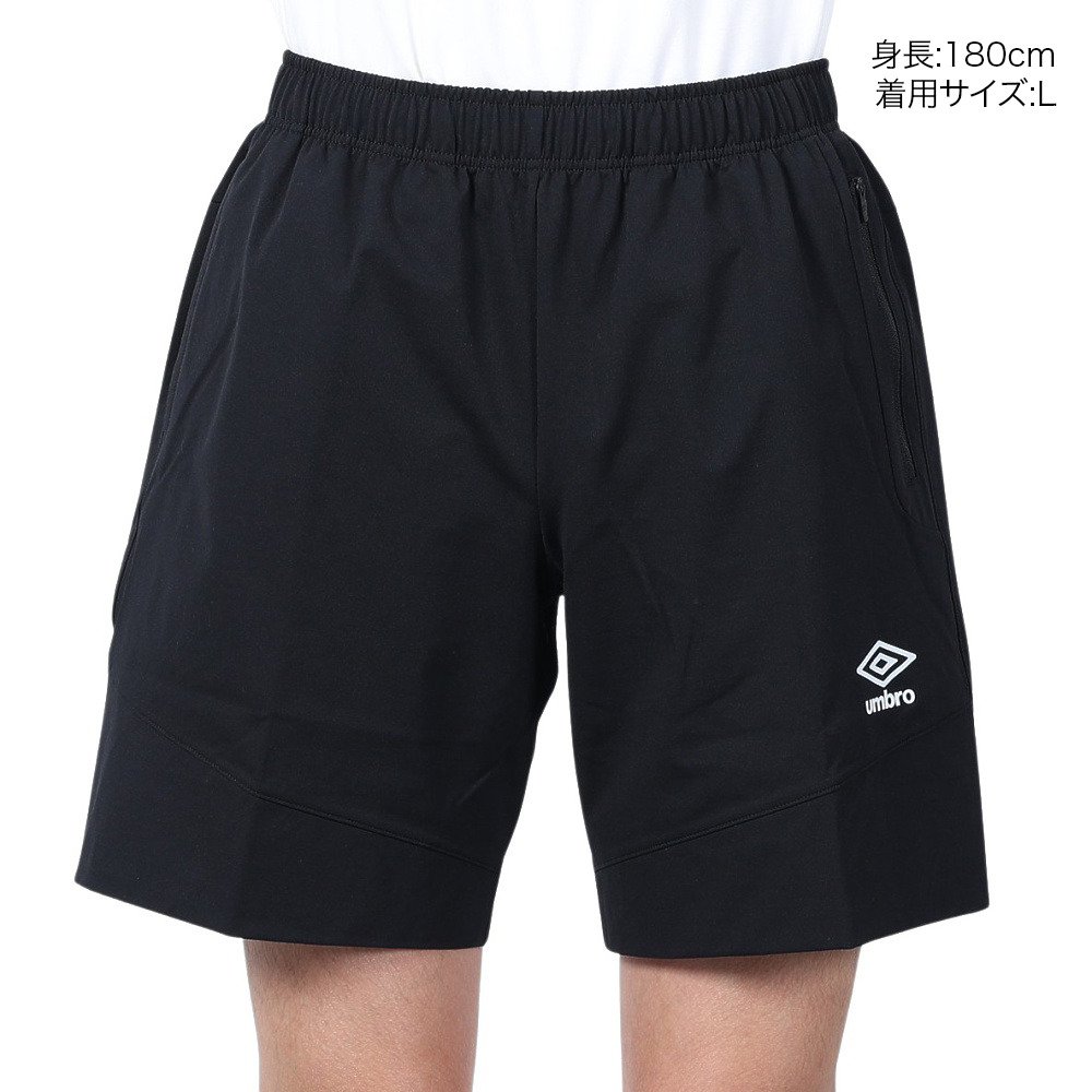 黒M palace umbro shorts アンブロパレスショートパンツ