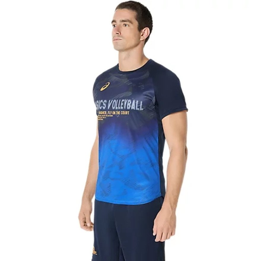 アシックス（ASICS）（メンズ）バレーボールウェア トップライン半袖