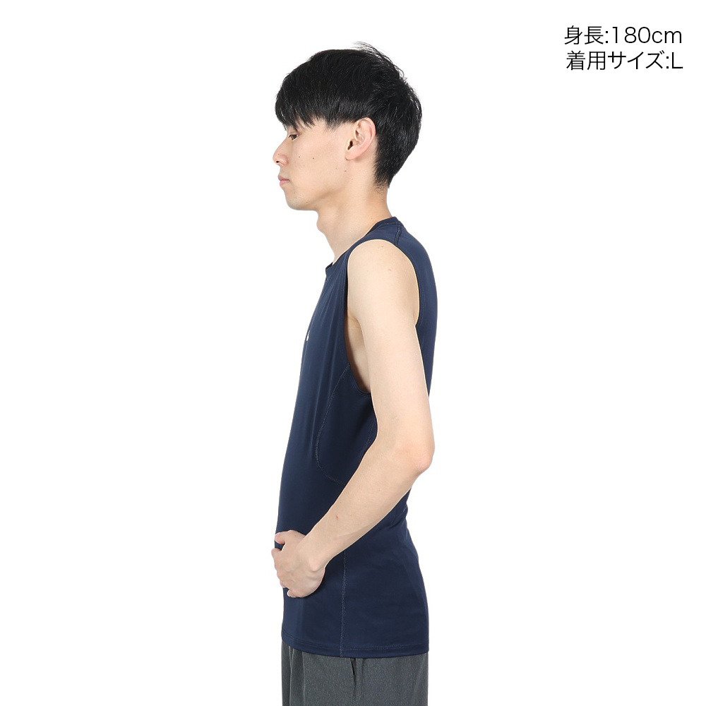 ナイキ（NIKE）（メンズ）タンクトップ 速乾 ネイビー ドライフィット