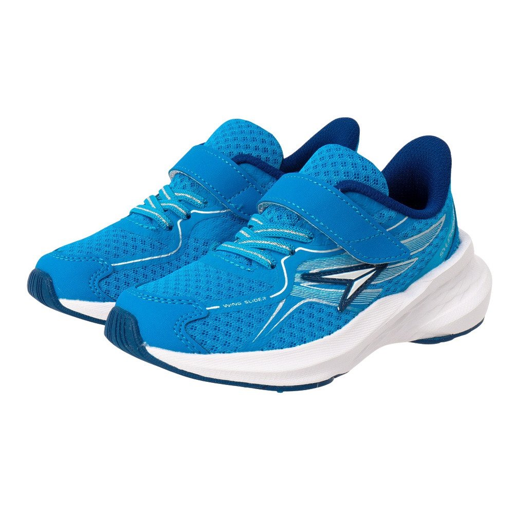 瞬足（syunsoku）（キッズ）ジュニアスポーツシューズ ベルクロ ベルト