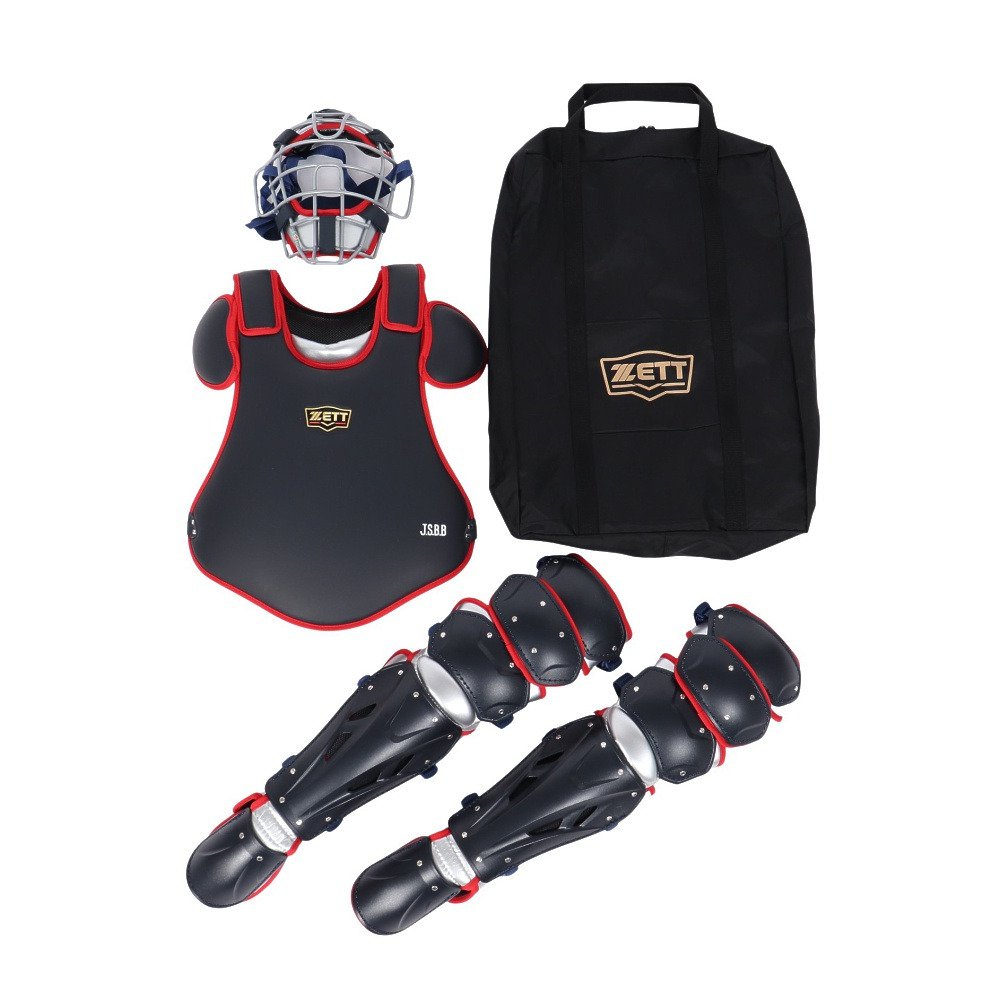 ゼット（ZETT）（メンズ）野球 軟式 キャッチャー 防具 3点セット