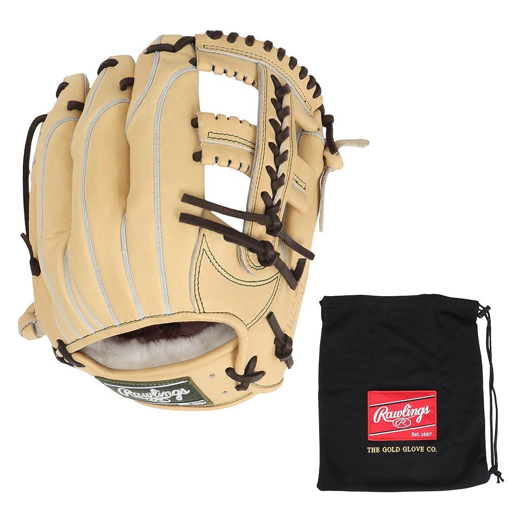 Rawlings プロデザイン 硬式グローブ クリーム色 ローリングス