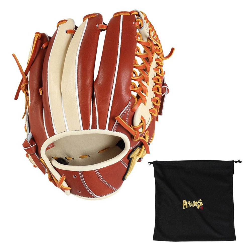 アトムズ（ATOMS）（メンズ）軟式用グラブ 内野手 野球グローブ 一般