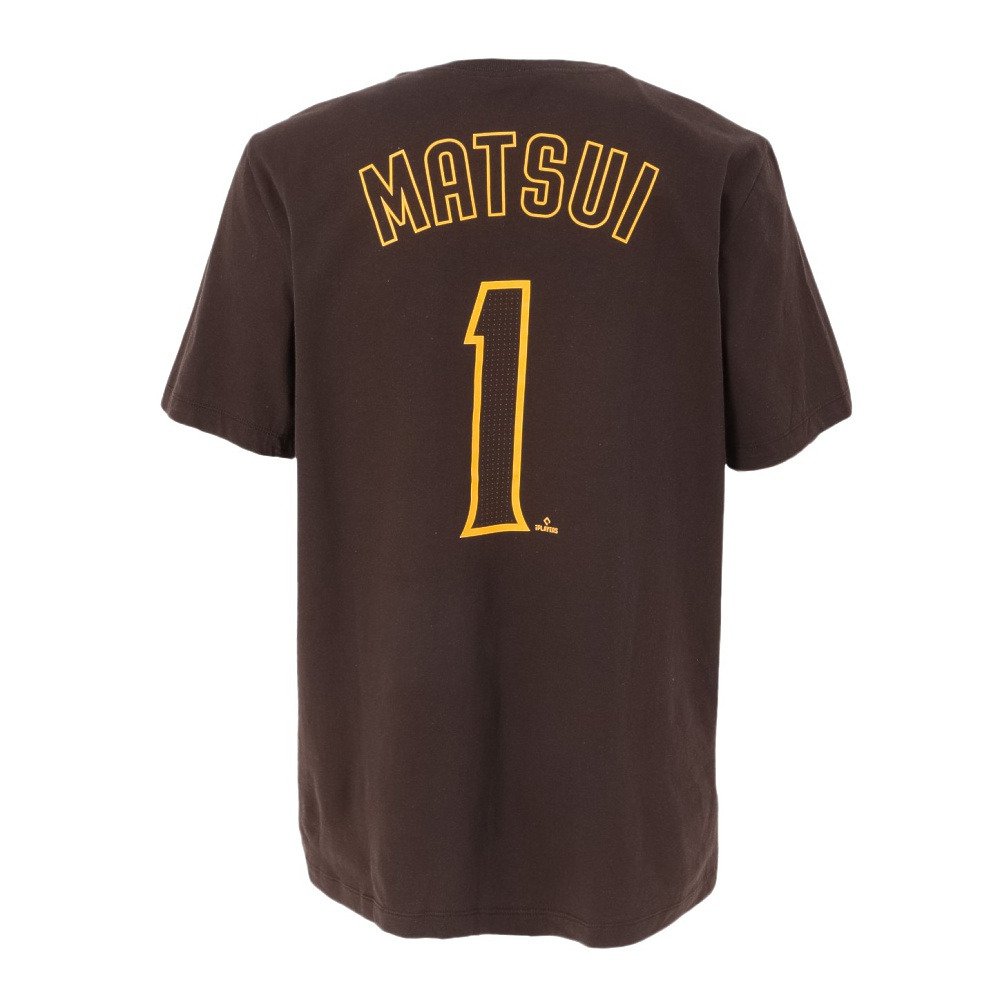 エムエルビー（MLB）（メンズ）野球ウェア ネーム&ナンバー 半袖T