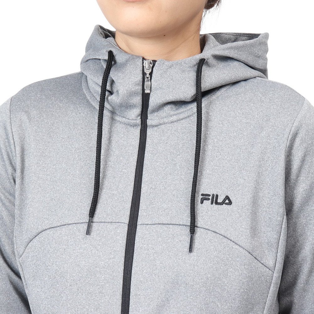 フィラ（FILA）（レディース）テニスウェア 切り替えジップ フーディー