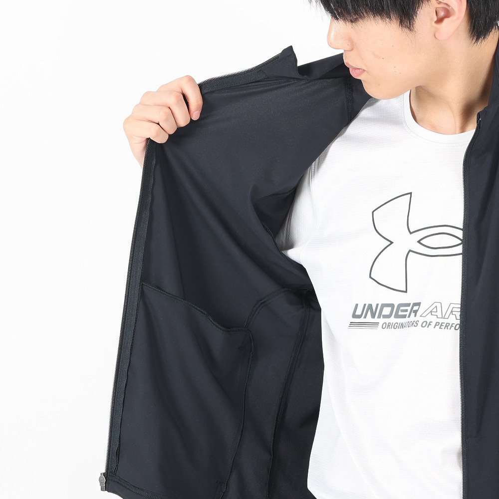 アンダーアーマー（UNDER ARMOUR）（メンズ）ジャケット ブラック 黒