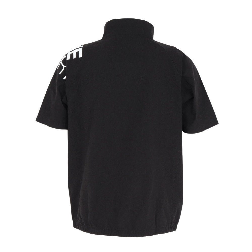 デサント（DESCENTE）（メンズ）クロス半袖ジャケット ST5SJKX0MB BK00