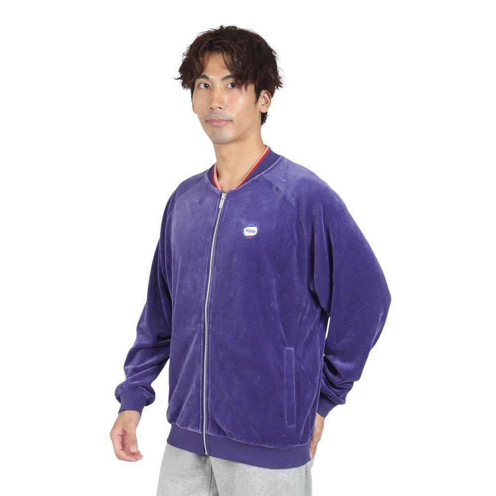 プーマ（PUMA）（メンズ）GV ベロア ベロア ジャケット 685384 27 PPL