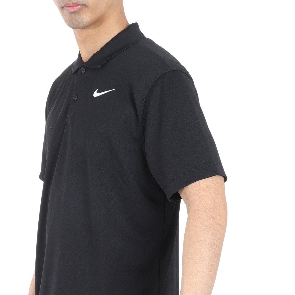 ナイキ（NIKE）（メンズ）ポロシャツ 半袖 速乾 ブラック 黒 ナイキ