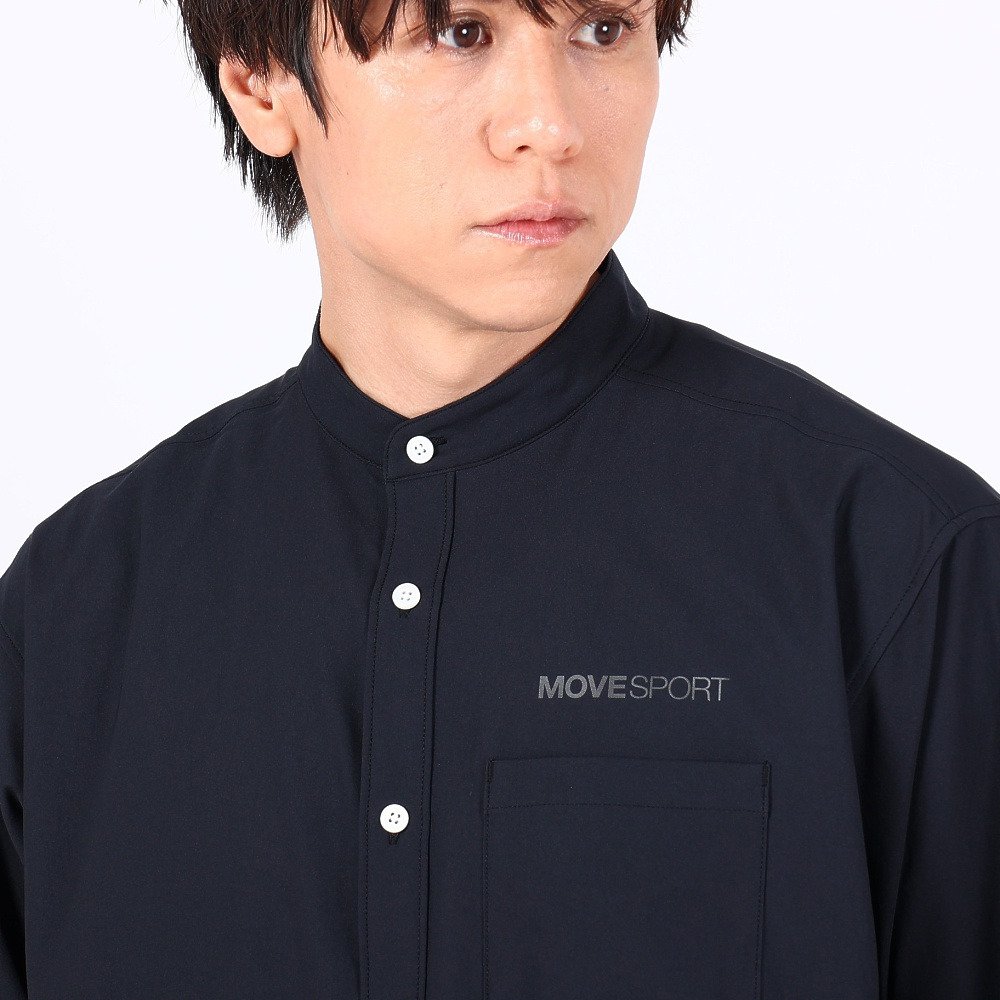 デサント（DESCENTE）（メンズ）ソフトストレッチバンドカラーシャツ