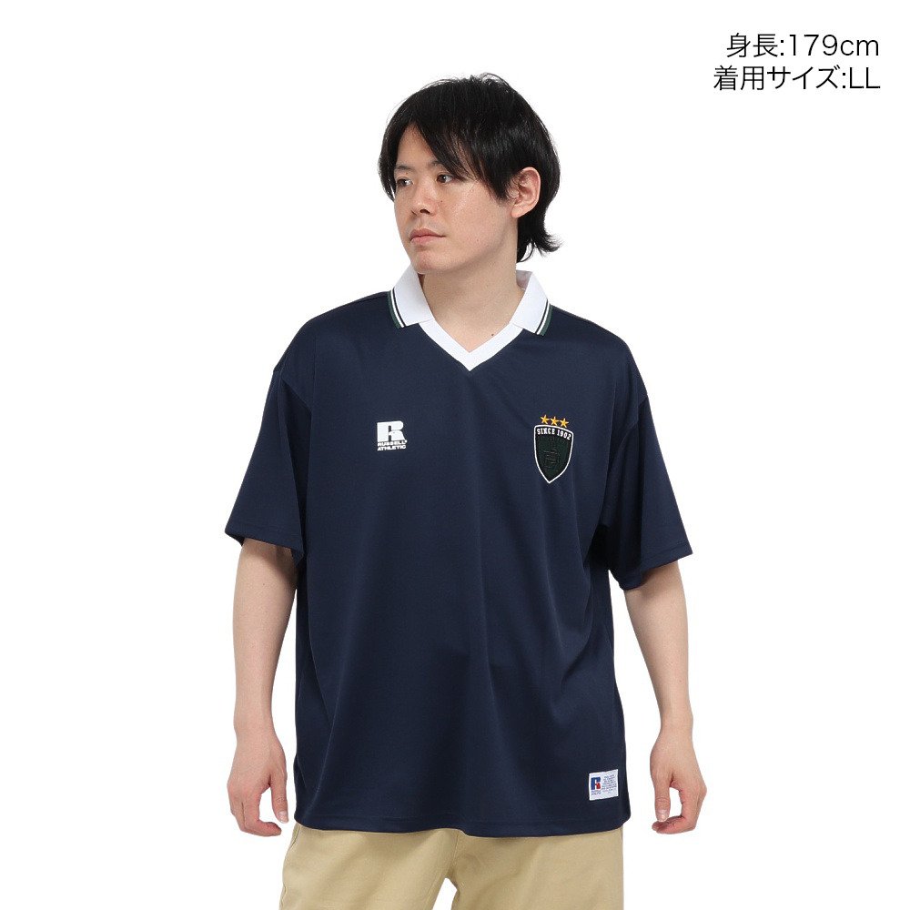 ラッセル（RUSSELL）（メンズ）ポリエステルゲームシャツ ワイド 半袖T