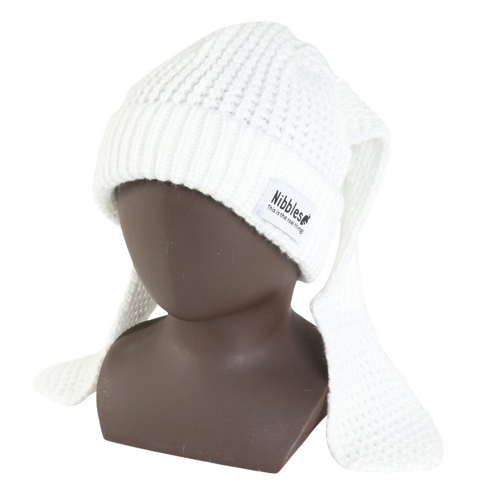 ジップコーポレーション（レディース）うさみみ ニット帽 アイボリー