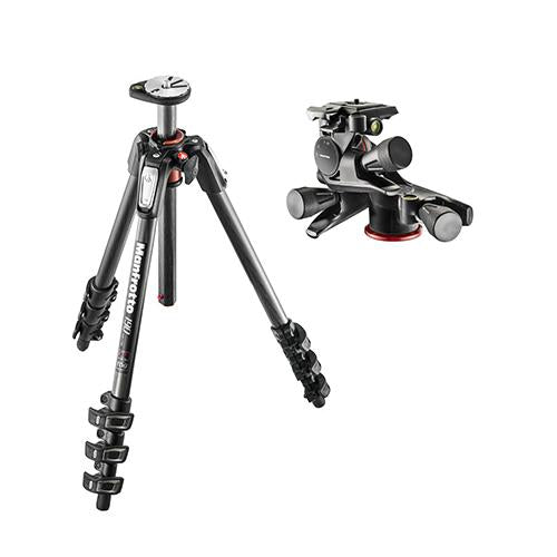 Manfrotto JP-MK190C4-3WG 190プロカーボン4段三脚+XPROギア付き雲台