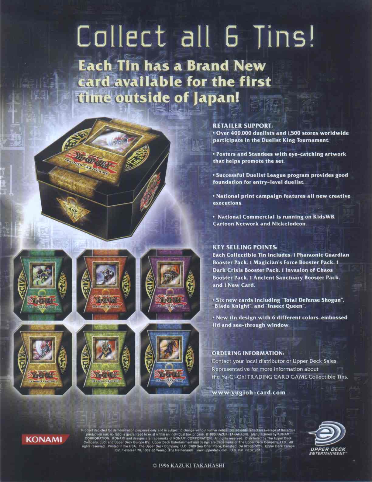 Yu-Gi-Oh: Collectors Tin [2004] | Potomac Distribution