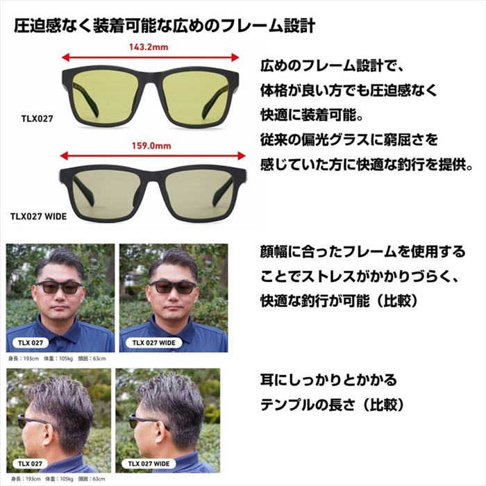 ダイワ TLX 027 WIDE トゥルービュースポーツ/マットブラック - 釣具の