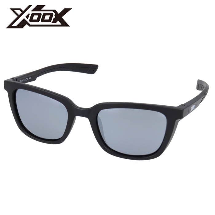 XOOX 偏光サングラス ウェリントンI型 グレー/ライトシルバーミラー