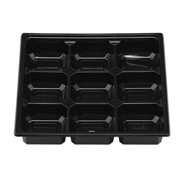 紙BOX中仕切 PS70-70B 黒 | テイクアウト容器の通販サイト【容器スタイル】