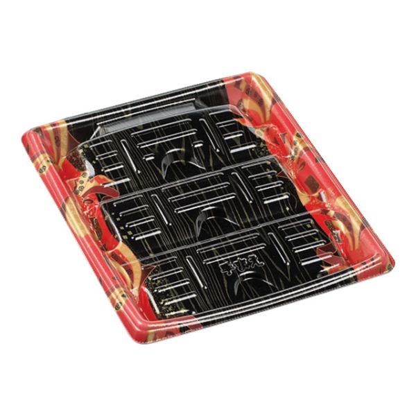 発泡トレー MTD24-20R 本体 エコ黒木銀 エフピコ | テイクアウト容器の