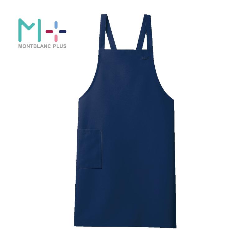 胸当てエプロン エプロン 兼用 ダークネイビー F 肩掛けタイプ 住商