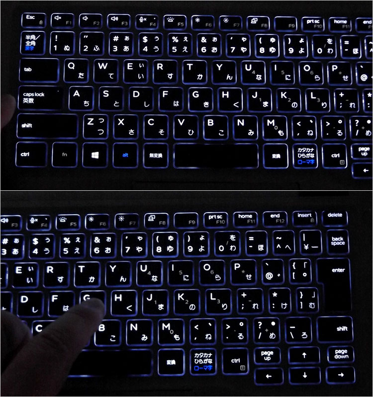 Latitude 5400（P98G）で選べるキーボードパーツ 180度オープン可能