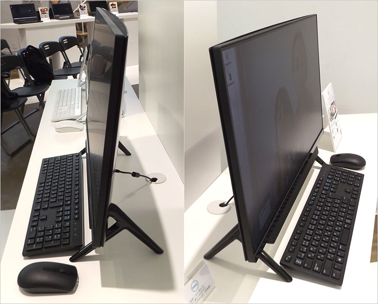 Inspiron 27 7000 フレームレスデスクトップ（7790）の論評、画像掲載