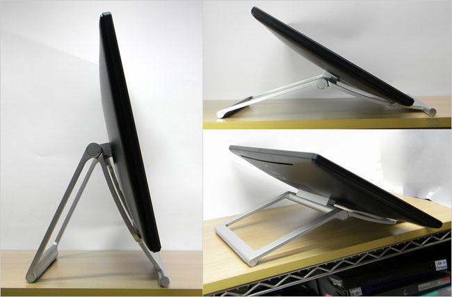 液晶画面の角度調整（スタンドの調整機能）【チルト機能、スイベル機能