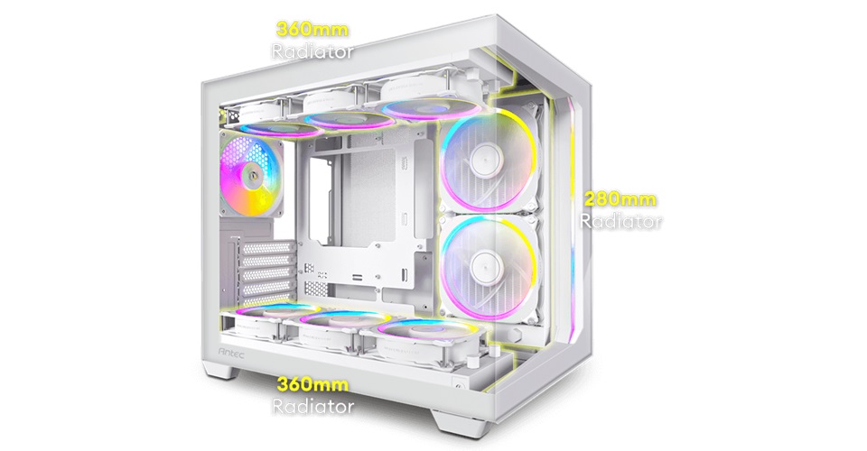 Buy Antec Constellation C5 ARGB TG Case White [C5-ARGB-WHITE] | PC