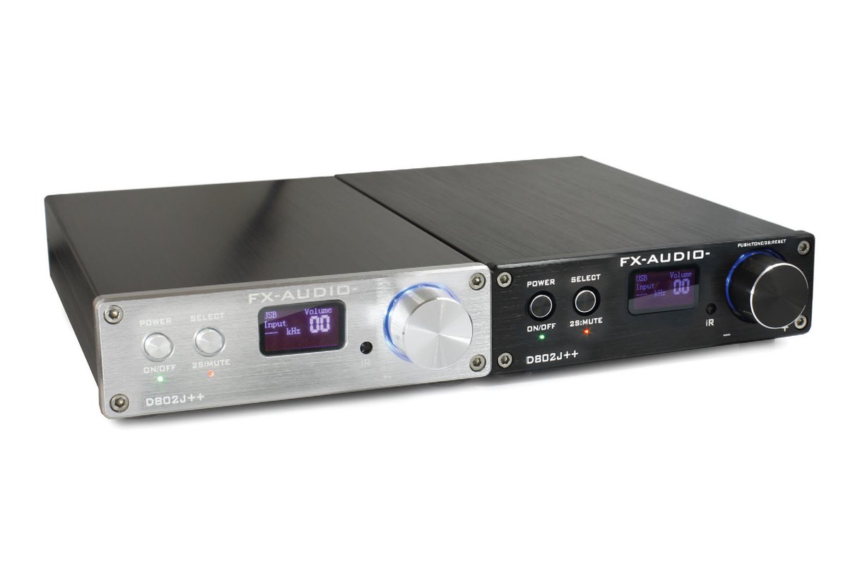 FX-AUDIO-、192/24対応のUSB入力を備えた最上位デジタルアンプ「D802J