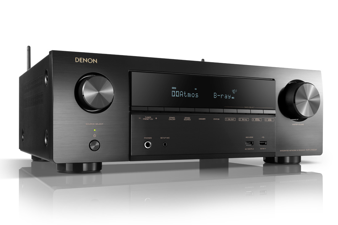4K＆3Dサラウンド時代の理想的なAVアンプ入門機。デノン「AVR-X1600H
