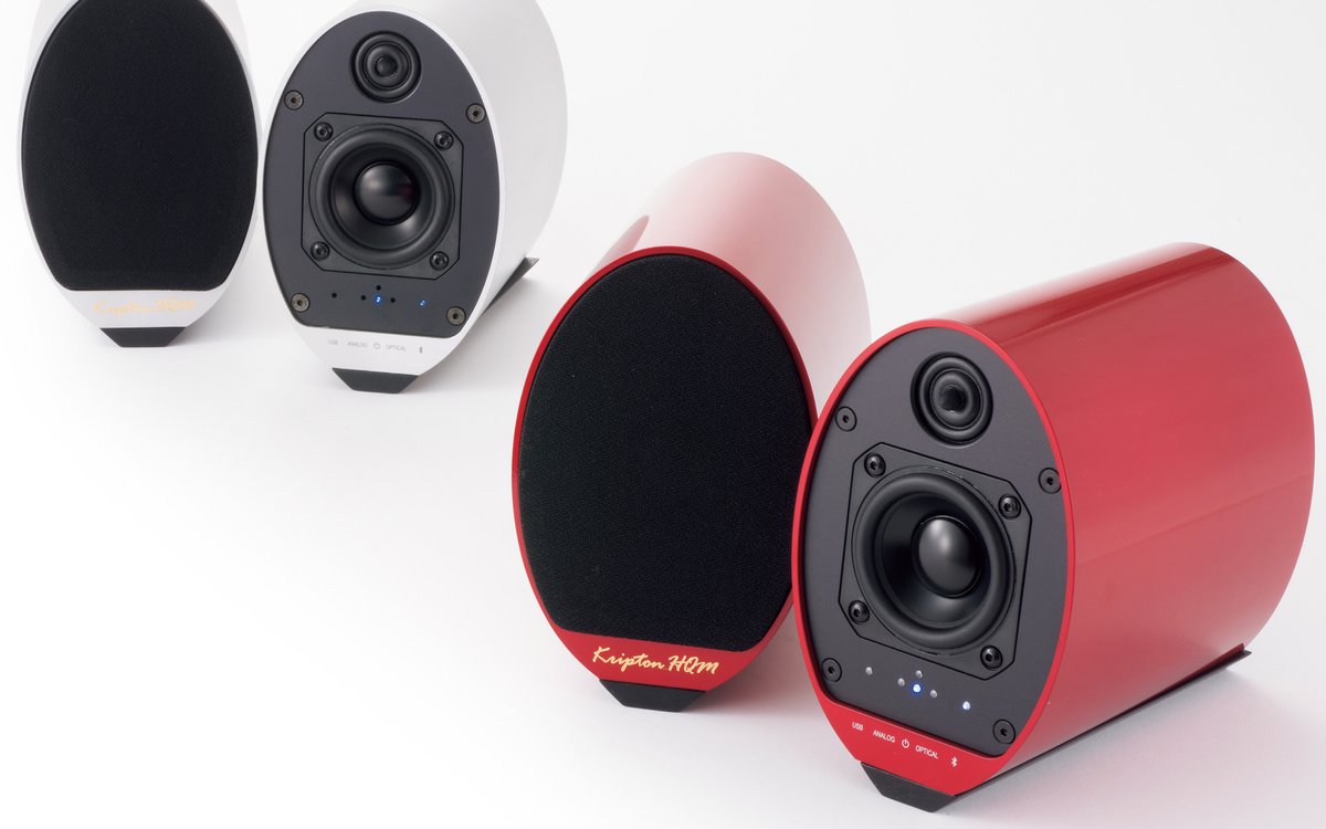 最小スペースで最高水準のサウンド。クリプトンのアクティブスピーカー