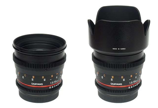 Samyang 50mm T/1.5 AS UMC CINE DS (Samyang 50mm f/1.4 AS UMC