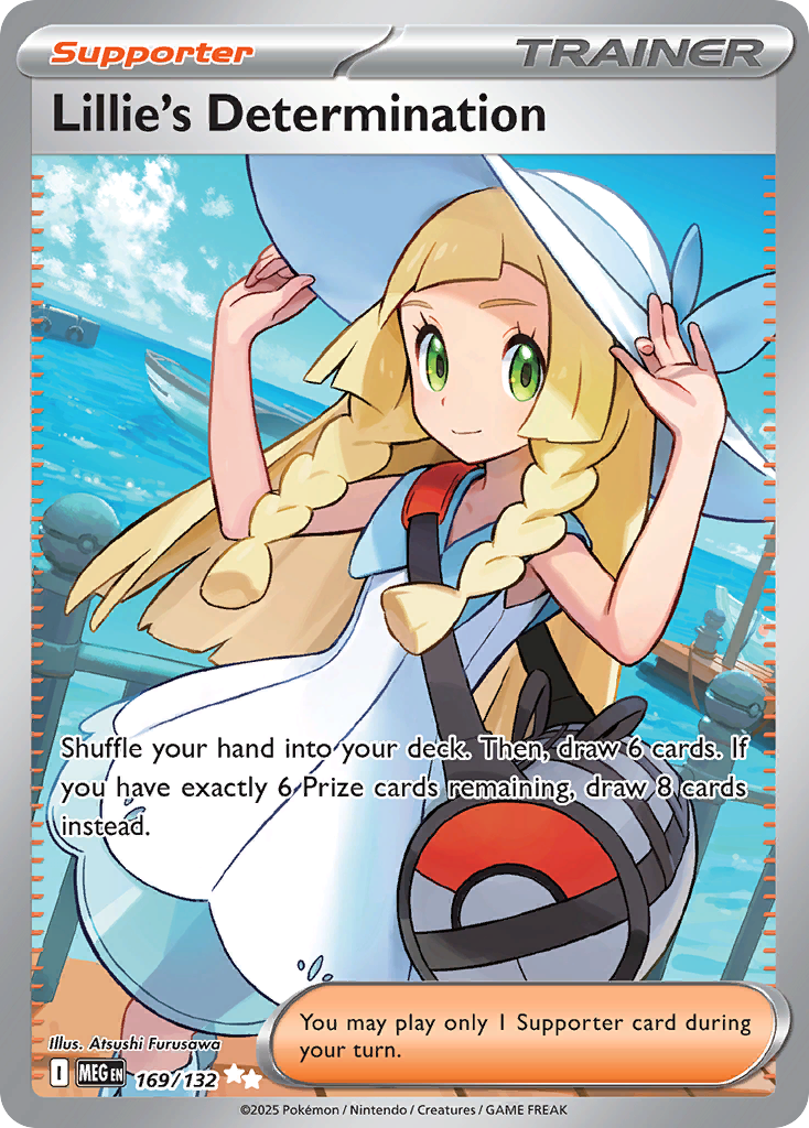 Lillie's Determination Mega Evolution Pokemon Card | Pikawiz