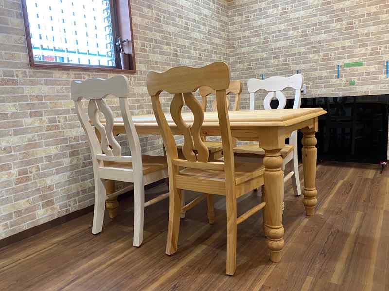 無垢ダイニングチェア｜パイン材椅子座面高さ42cm｜パインファクトリー