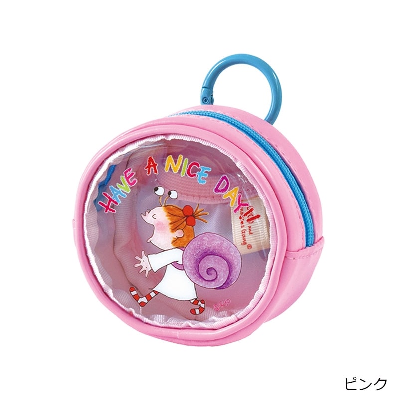 COCOちゃん タイディラウンドミニポーチ カラビナ付き(ホワイト): 通常