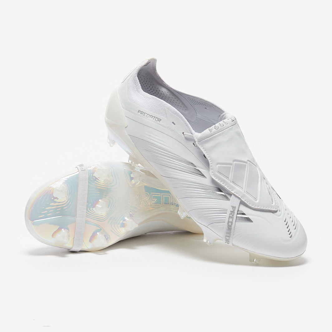 adidas Predator Elite Tongue Firm Ground - White/White/White