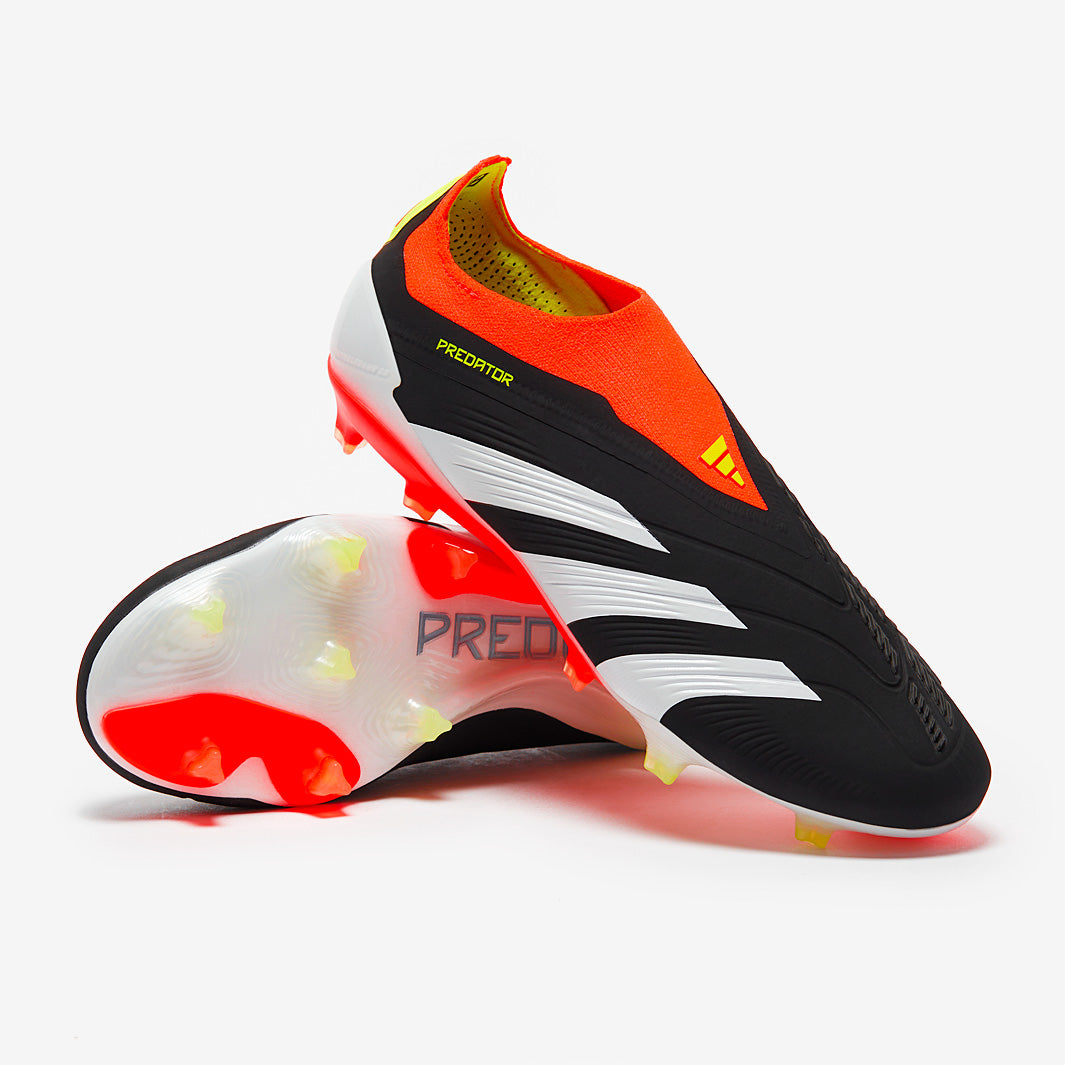 adidas Predator Elite Laceless Firm Ground - Core Black/White