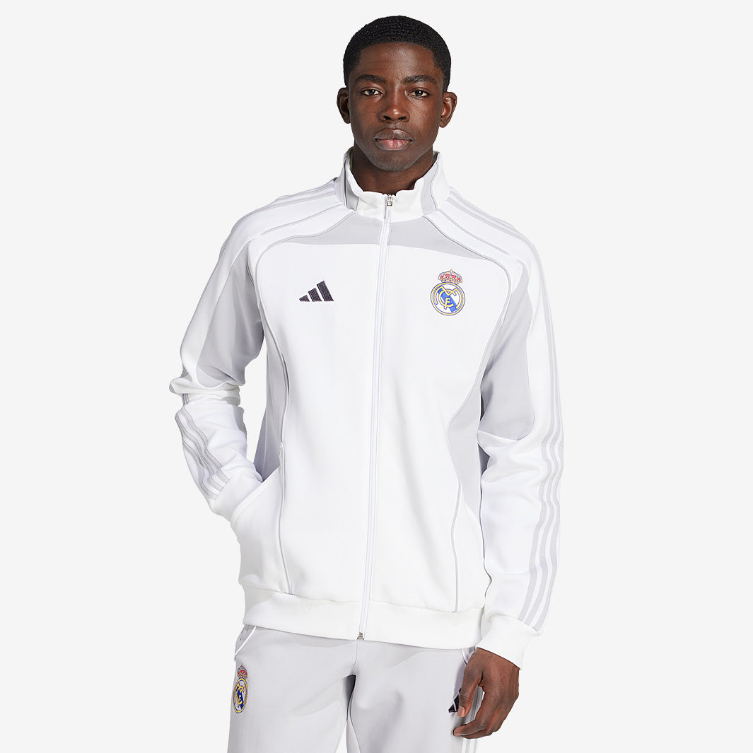 adidas Real Madrid 25/26 UBP Doubleknit Track Top - White/Lgh