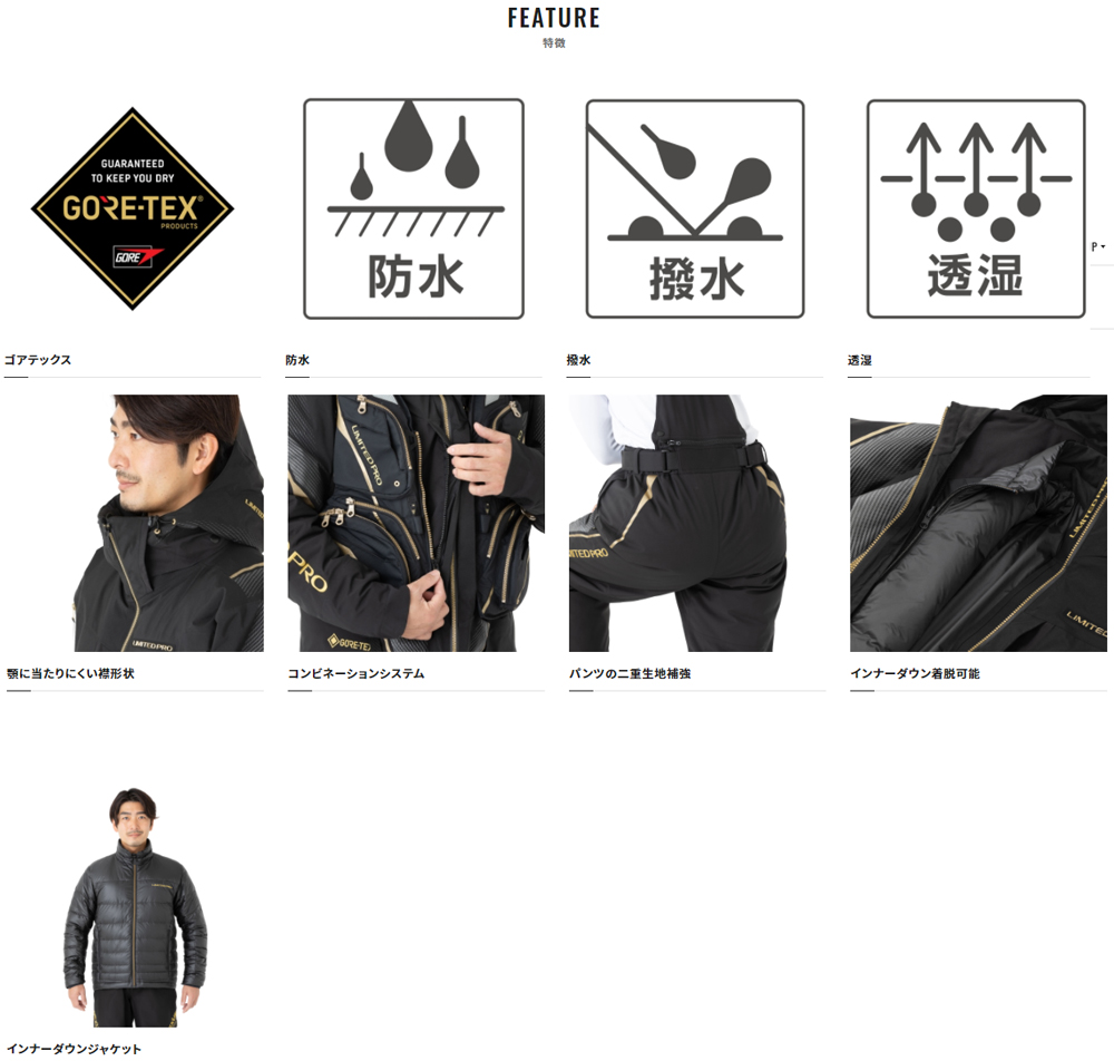 防寒・防水ウェア/防寒スーツ/【OUTLET】○リミテッドプロ ゴアテック