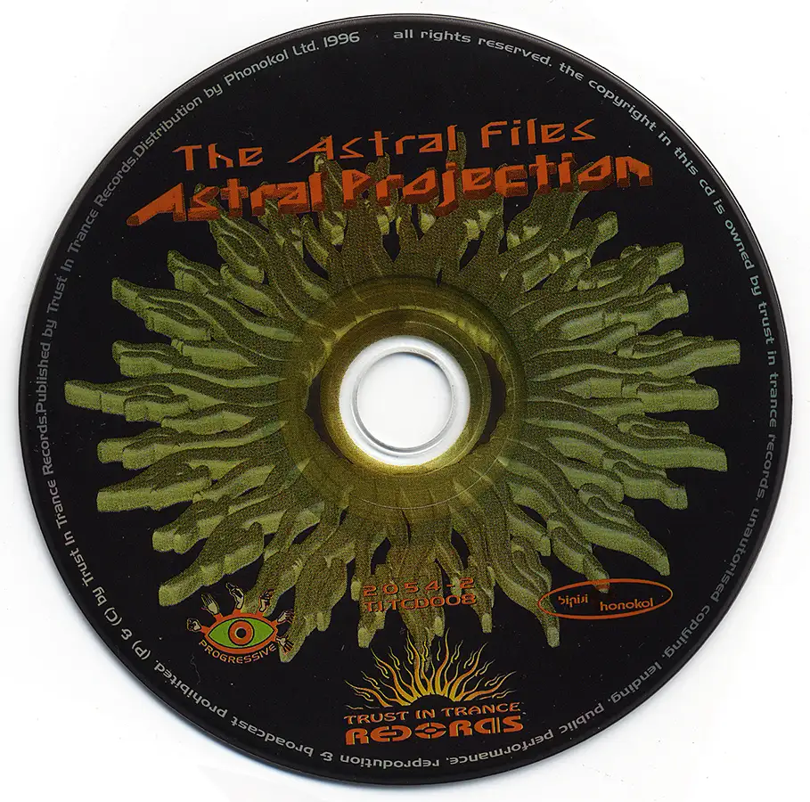 The Astral Files by Astral Projection album, CD from 1996 at PsyDB