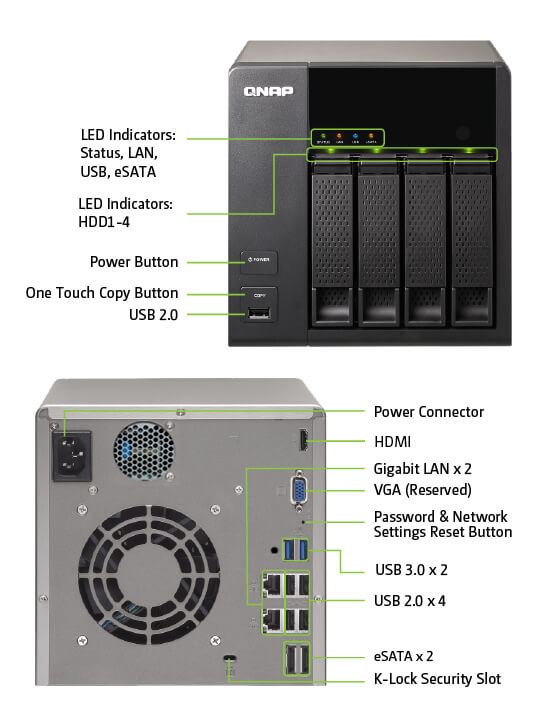 TS-469L | ハードウェア仕様 | QNAP